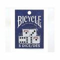 Bicycle BICYCL DICE PLST 8Y+, 5PK JKR1017883